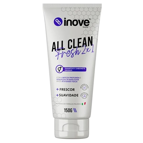 Shampoo E Sabonete Líquido All Clean Fresh 2 Em 1 150g - Ultrafarma