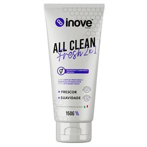 SHAMPOO E SABONETE LÍQUIDO 2 EM 1 ALL CLEAN FRESH 150G