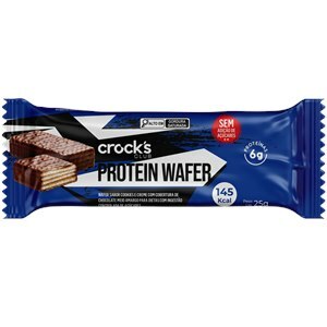 WAFER COM WHEY COOKIES AND CREAM ZERO AÇÚCAR CROCK'S CLUB 25G