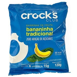 BANANINHA ZERO AÇÚCAR CROCK'S CLUB 120G