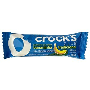 BANANINHA ZERO AÇÚCAR CROCK'S CLUB 30G