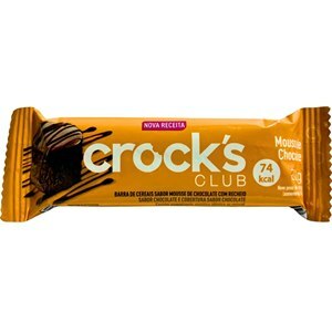 BARRA DE CEREAL SABOR MOUSSE CHOCOLATE CROCK'S CLUB 20G