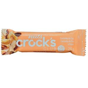 BARRA NUTS SABOR TRADICIONAL CASTANHA DE CAJU CROCK'S CLUB 25G