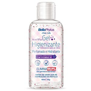 Álcool Gel Perfumado Com Microesfera 70% 60Ml