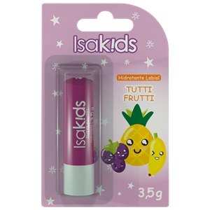 Hidratante Labial Isakids Sabor Tutti Frutti 3,5G