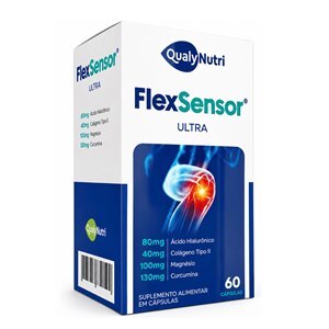 Colágeno + Hialurônico + Magnésio Dimalato + Cúrcuma - Flex Sensor 500mg 60 Cápsulas