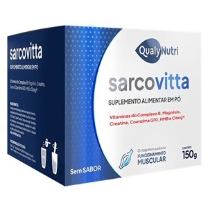 COMPLEXO B + CREATINA + COENZIMA + MAGNÉSIO + HMB + CITARG - SARCOVITTA 150G