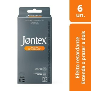 PRESERVATIVO JONTEX EFEITO RETARDANTE 6 UNIDADES
