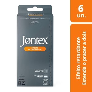 Preservativo Jontex Efeito Retardante - 6 Unidades