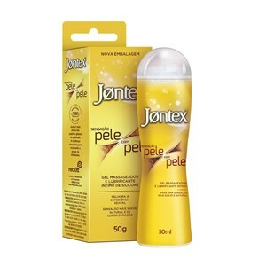 GEL LUBRIFICANTE ÍNTIMO JONTEX SENSAÇÃO PELE COM PELE 50G
