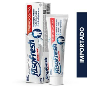 Creme Dental Risofresh Sidney Oliveira Tártaro Control Com Flúor 75G