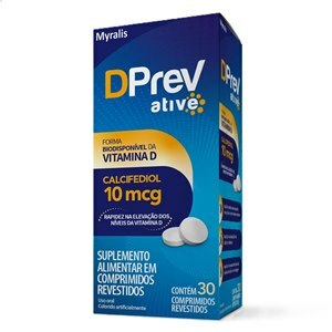 VITAMINA D - DPREV ATIVE 10MCG 30 COMPRIMIDOS REVESTIDOS