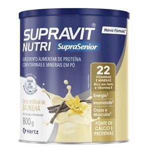 Supravit Nutri Suprasenior Sabor Baunilha 800G
