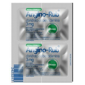 ANGINO RUB MENTA 4 PASTILHAS