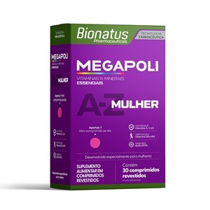A-Z MULHER MEGAPOLI BIONATUS 30 COMPRIMIDOS