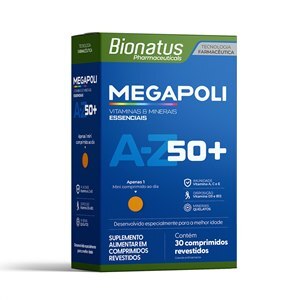 A-Z 50+ MEGAPOLI BIONATUS 30 COMPRIMIDOS