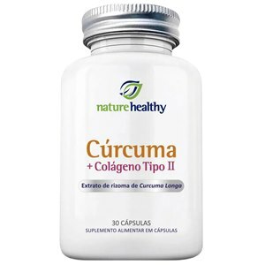 Cúrcuma 130Mg + Colágeno Tipo Il 40Mg Nature Healthy 30 Cápsulas