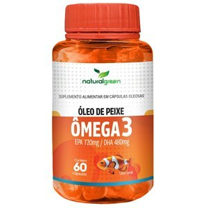 ÔMEGA 3 EPA 720MG / DHA 480MG NATURALGREEN 60 CÁPSULAS