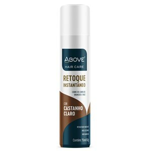 RETOQUE INSTANTÂNEO CAPILAR ABOVE HAIR CARE COR CASTANHO CLARO 75ML