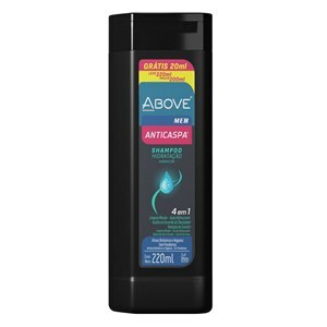 SHAMPOO ABOVE ANTICASPA MEN 4 EM 1 LEVE 220ML PAGUE 200ML