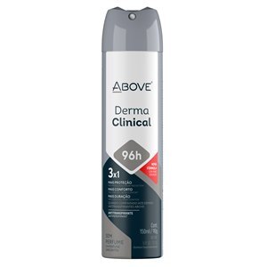 DESODORANTE AEROSSOL ABOVE DERMA CLINICAL SEM PERFUME 150ML