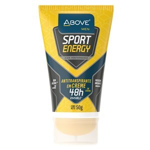 DESODORANTE CREME ABOVE SPORT ENERGY MEN BISNAGA 50G 
