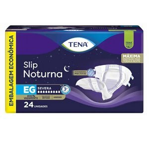 FRALDA GERIÁTRICA TENA SLIP EG NOTURNA 24 UNIDADES