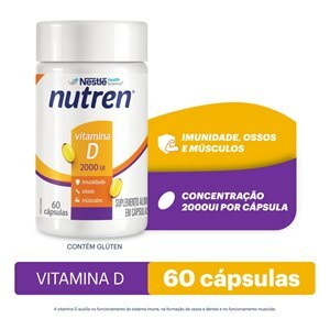 Nutren Vitamina D 2.000Ui 60 Cápsulas