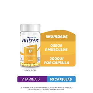 Nutren Vitamina D 2.000Ui 60 Cápsulas