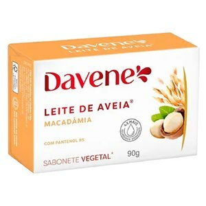 SABONETE DAVENE VEGETAL LEITE DE AVEIA MACADÂMIA 90G