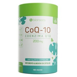 Coenzima Q10 200mg Bioroots 120 Cápsulas