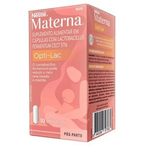 Materna Opti-Lac 30 Cápsulas - Validade Dezembro/2025