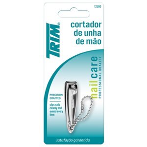 CORTADOR DE UNHA MÃOS COM CORRENTE TRIM 1 UNIDADE