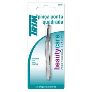 PINÇA DEPILATÓRIA PONTA QUADRADA TRIM 1 UNIDADES 