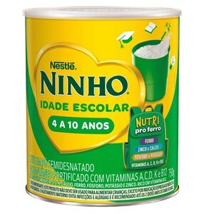 LEITE DE PÓ NINHO IDADE ESCOLAR SEMIDESNATADO 750G