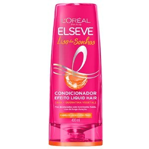 CONDICIONADOR ELSEVE LISO DOS SONHOS ANTI FRIZZ 400ML
