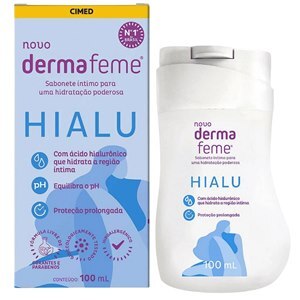 SABONETE ÍNTIMO LÍQUIDO DERMAFEME HIALU 100ML