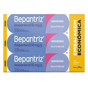 DEXPANTENOL - BEPANTRIZ POMADA PACK 90G 3 UNIDADES