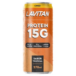 Lavitan Protein 15G + Cafeína Sabor Tropical 270Ml