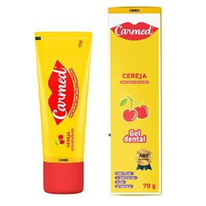 GEL DENTAL INFANTIL CARMED COM FLÚOR CEREJA 70G