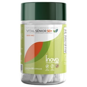 Vital Sênior 50+ 500Mg Inova Vit 60 Cápsulas