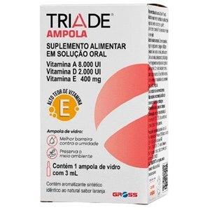 TRIADE ORAL 1 AMPOLA 3ML