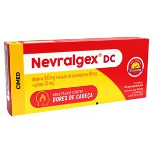 DIPIRONA+ISOMETEPTENO+CAFEÍNA - NEVRALGEX DC 20 COMPRIMIDOS