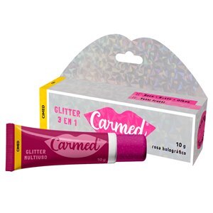 GLITTER MULTIUSO 3 EM 1 CARMED TUTTI-FRUTTI 10G