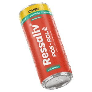 CAFEÍNA + GLICOSE E SAIS MINERAIS - RESSALIV PÓS ROLÊ SABOR MELANCIA 269ML