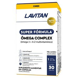 LAVITAN ÔMEGA COMPLEX SUPER FÓRMULA 30 CÁPSULAS  