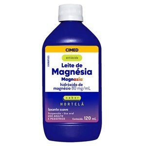Leite De Magnésia - Magnazia Sabor Hortelã 120Ml