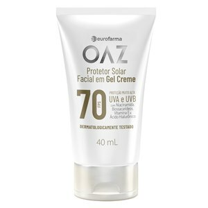 PROTETOR SOLAR FACIAL FPS70 GEL CREME OAZ 40ML