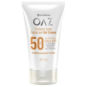 PROTETOR SOLAR FACIAL FPS50 GEL CREME OAZ 40ML