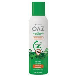 REPELENTE ADULTO 6 HORAS DE PROTEÇÃO AEROSSOL OAZ 200ML